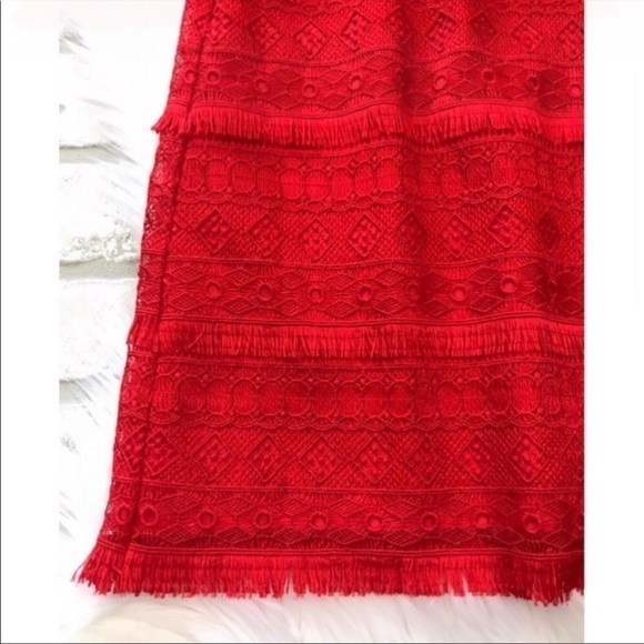 Nwt J. Crew Factory Lace Fringe Skirt - Picture 4 of 9
